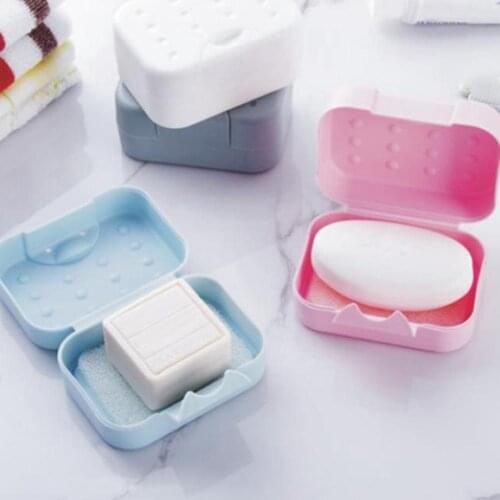 Dual Purpose Travel Portable Waterproof Seal up Soap Case Box Holder Container Bathroom Shower Soap Dish Box Waterproof Outdoor