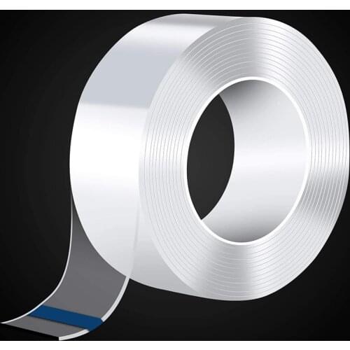 1M/3M/5M Double-sided Nano Tape Double Sided Tape Transparent NoTrace Reusable Waterproof Adhesive Tape Cleanable Tapes for face