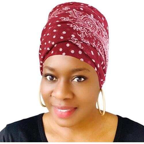 Retro Women Bohe Style Voile Headscarf Turban Caps Muslim Hijab Bonnet Ladies Hair Accessories African Headwrap Indian Hat