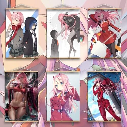 Canvas Painting Anime Manga Darling In The Franxx Wall Art Posters and Prints Home Decoration Pictures Living Room Decor