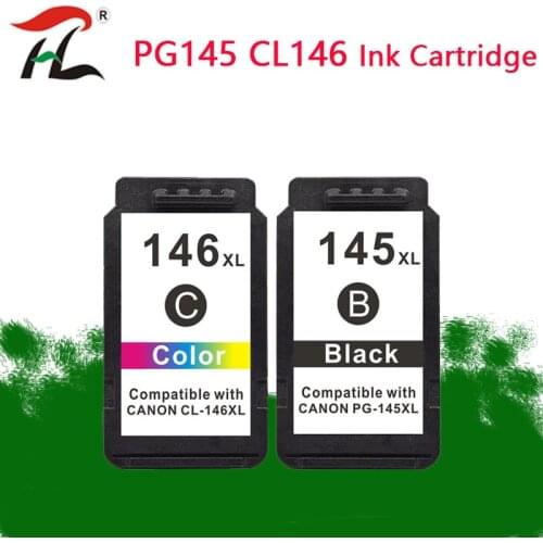 Compatible 145XL 146 XL Cartridge Replacement for Canon PG145 PG-145 PG 145 for pixma mg2410 MG2410 MG2510 printer