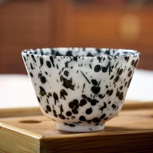 Ceramic Cup Master Personal Single Cup Anti Scaling Retro Tea Cup Porcelain Six Angel Kungfu Teacup