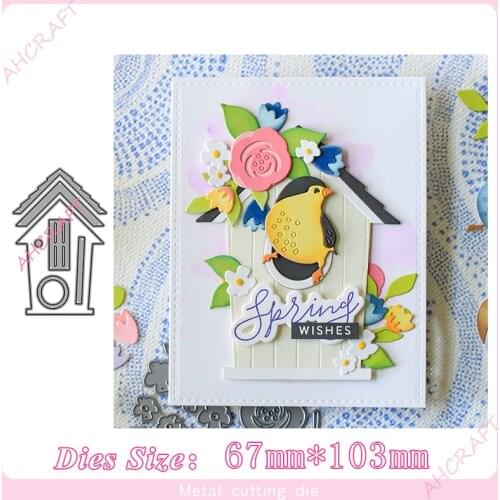 Bird House Metal Cutting Dies for diy Scrapbooking Photo Album Decorative Embossing PaperCard Crafts Die 2020
