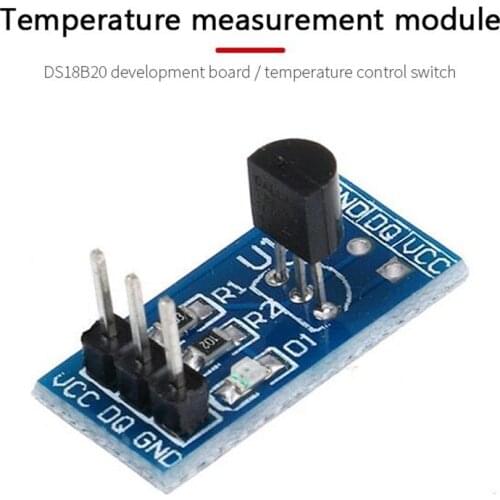 3/1Pcs DS18B20 Temperature Measurement Module Temperature Control Switch Temperature Sensor Module DS18B20 Development Board