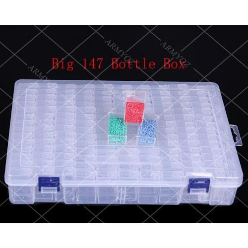 147 Grids 5d diamond painting full square round Diamond Painting Box Tool Storage Box Large diamant painting Accessaries Bottle