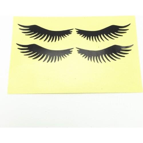 Unicorn birthday favors gifts Eyelash stickers decor baby girl shower Beauty makeup Party invitation seal bottle Lashes decal 48