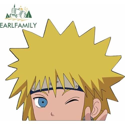 EARLFAMILY 13cm x 11.2cm for Peeker Ninja Funny Car Stickers Waterproof Windshield Refrigerator Custom Printing Decals