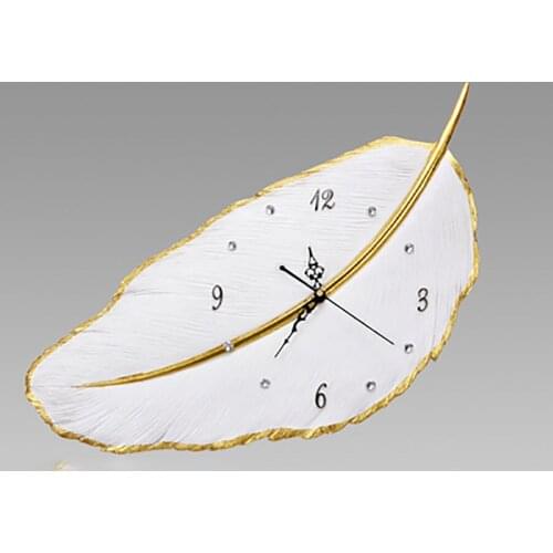 Nordic Living Room Wall Clock Mute Decorative European Clock Silent Round Wall Clock Wall Watches Home Decor Mechanism 50Q317