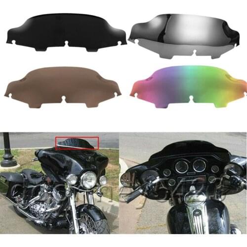 Motorcycle 6" 8" Windscreen Windshield Fairing Screen 4 Colors for Harley Electra Street Glide Touring 1996-2013 New