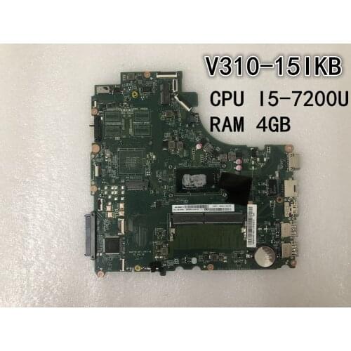 Original laptop Lenovo V310-15IKB Motherboard mainboard I5-7200U UMA 4GB FRU 5B20M27762