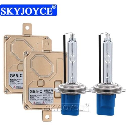 SKYJOYCE High Bright AC 55W Canbus Xenon Ballast Kit 55W 5500K H1 H3 H7 H11 9005 9006 9012 D2H Car Light Headlight Fog Lamp