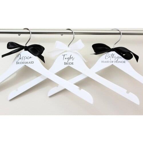 Custom Wedding Hanger with date, Bridal Hanger, Personalized wedding Hanger Custom Made Bridal Shower Gift