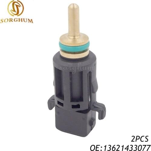 2PCS Radiator Lower Hose Cooltant Temperature Sensor 13621433077 For BMW E46 323 325 328 330 525 528 750 X3 X5 X6 M3 M5 Z4 Z8