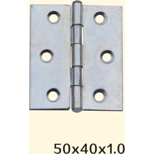 Freeshipping 50*40*1mm Iron Metal Hinge Sewing Machine Folding Table Furniture Flip Tray Hinges Big Door Hinges