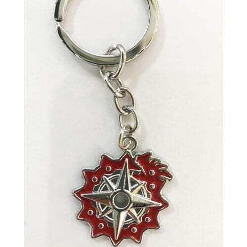 Anime Seven Deadly Sins Cosplay Escanor Rhitta Keychain Nanatsu No Taizai Axe Bottle Opener Key Chain Escanor Pendant Men Gift