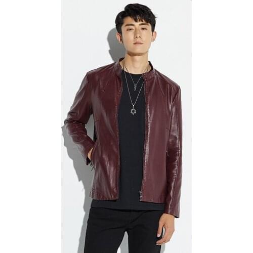 Brieuces Men's Faux Leather Jackets