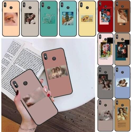 Aesthetic oil painting great art van gogh Phone Case For Xiaomi Redmi 4X 5Plus 6A 7 7A 8 8A Redmi Note 4 5 7 8 9 8T 8Pro 9Pro