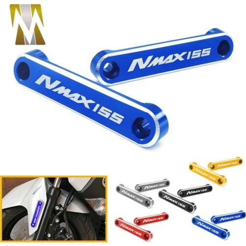 Motorcycle Front Axle Decorative Cover Nmax Logo Accessories Plate For Yamaha NMAX 155 Nmax155 N-MAX 2017 2018 Aluminum
