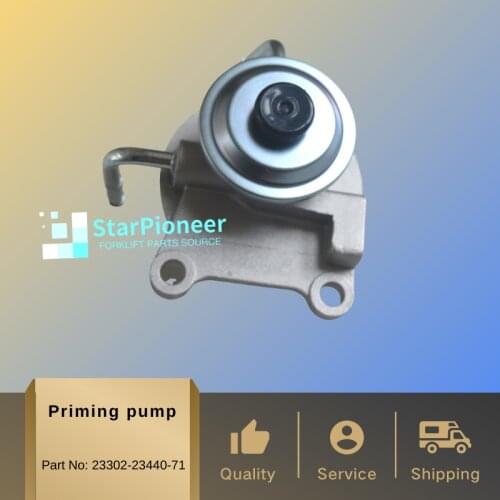 For Toyota 7 seres , 8 series Forklift Part Priming Pump Diesel Fuel Filter Head 23302-23440-71 motor 1DZ,2Z,3Z