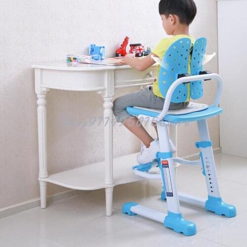 Childrens Study Chair Stool Adjustable Backrest Chair Sitting Posture Correction Student Chair Liftable Writing Chair