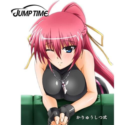 JumpTime 13cm x 9.6cm Anime Car Stickers Super Sexy Beauty Signum Render Auto Motor Decorative Funny Car Decal
