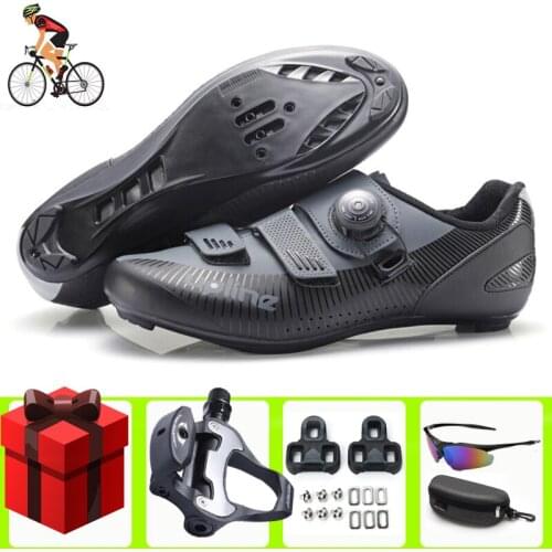 Road Cycling Shoes Men Women Breathable Self-locking Bicycle Sneakers Ultra-light Sapatilha Ciclismo Outdoor Racing Bike Shoes