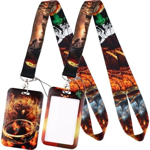 LT1038 Movie Magic Fans Lanyard For Keychain ID Card Cover Pass student Mobile Phone USB Badge Holder Key Ring Accessories