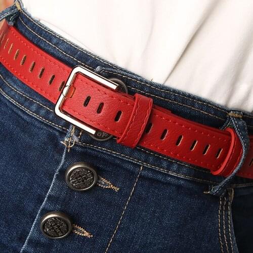 Fashion female belt women high quality famous designer belt woman waist belts for dress 2019 decorative belts for women red 701