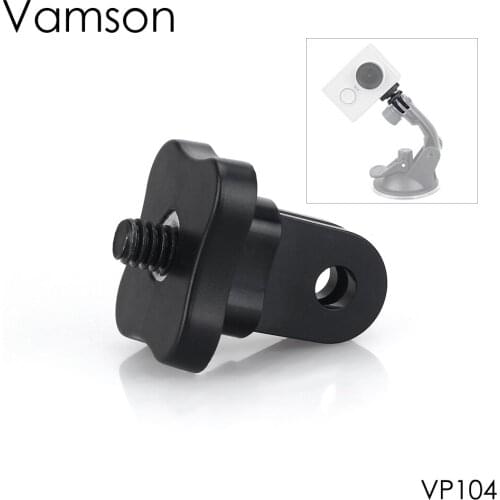 Vamson Mini Tripod Mount Monopod with 1/4 Screw for GoPro Accessories for Go Pro Hero 7 6 5 for Xiaomi for Yi for DJI OSMO VP104
