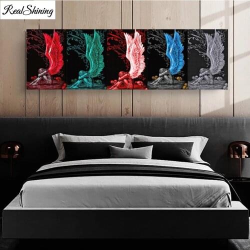 Angel Skull Diamond Painting Kits large 5d Diamond Embroidery Full Square Round Drill Cross Stitch Beaded Handmade Gift T204