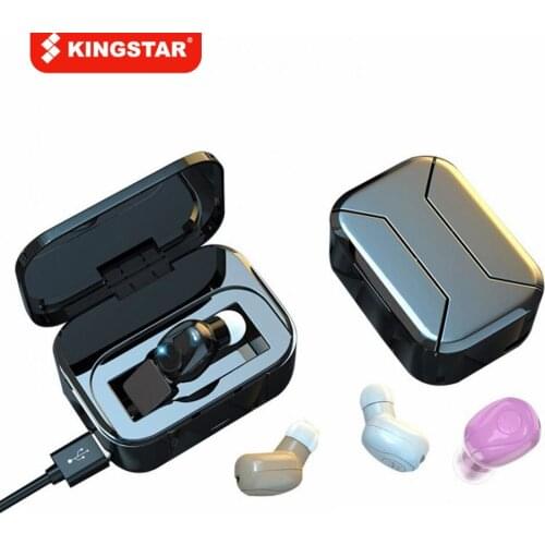 KINGSTAR Bluetooth 5.0 Earphone Stereo Wireless Mini Music In-ear Earbud for Sports 2021 Newest Hifi Earphone