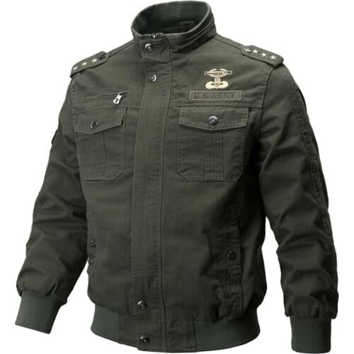 2020 New Tactical Jackets Men Winter Military Jacket Bomber Airsoft Jacket Coat Pilot Jacket Air Force Casual Cargo Jacket Men