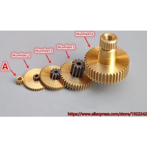 Brand new duplex gear precision metal gear 0.2M 0.3M 0.35M copper gears