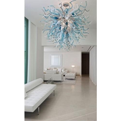New Arrival Cheap Price Small Chandelier Lighting Simple Designed Blown Glass LED Chandelier