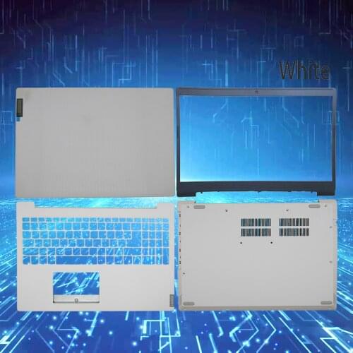 NEW Laptop Case LCD Back Cover Front Bezel Palmrest Bottom Case For Lenovo Ideapad L340-15API L340-15 IWL L340-15IRH White Shell