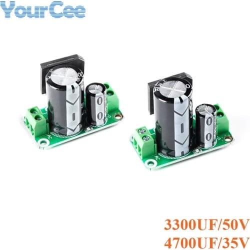 Single Power Supply Rectifier Filter Board Power Amplifier Non Regulator Power Board Module 8A 3300UF/50V 4700UF/35V