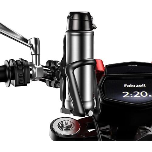 Motorcycle Drink Cup Stand Beverage Holder Crash Bar Stent Motorbike Water Bottle Cup Mount Stand ATV Motor Bike Accessories