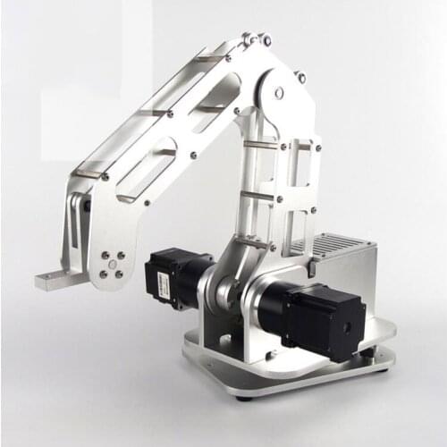3DOF Industrial Robotic Arm 3-Axis Mechanical Arm w/ Geared Motors Assembled Load 2.5KG with Control Box Cap or SuctionClamp