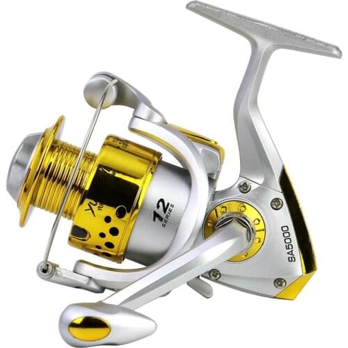 New Upgrade 12BB Fishing Spinning Reel Plastic Fishing Wheel 5.5:1 Speed Freshwater Fishing Carp Casting Reels 1000-7000 Series