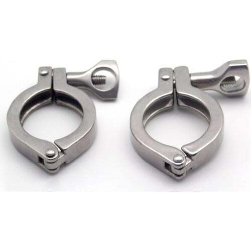 Sanitary Fitting Tri Clamp Stainless Steel 304 Pipe clamp Hygienic grade 38 51 63 76 89 102