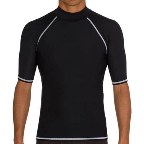 SBART Surf Wetsuit Men Swimwear Short Sleeve T-shirt For Swimming Wet Suit Diving Suit Swim Shirt Wetsuits Men Surfing Swimsuit