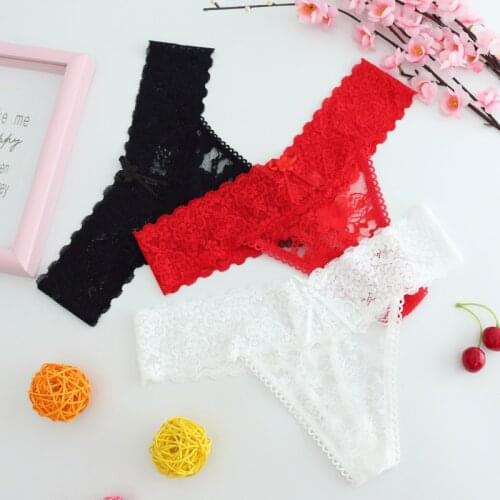 5pcs/lot women ultra-thin thong sexy Panties lace G-strigs female see through Underwear intimates girls bragas hot sale 8018nP5