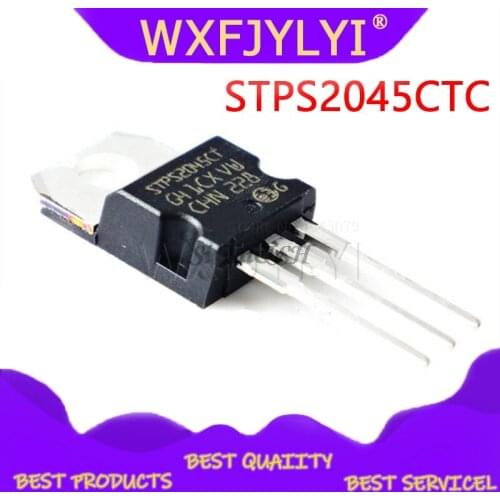 10pcs/lot STPS2045CTC STPS2045CT STPS2045 TO-220