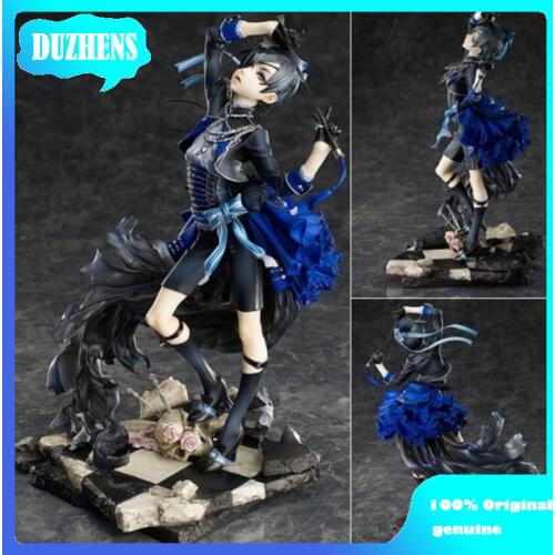 100% Original: Anime Black Butler Ciel Phantomhive 22cm PVC Action Figure Anime Figure Model Toys Figure Collection Doll Gift