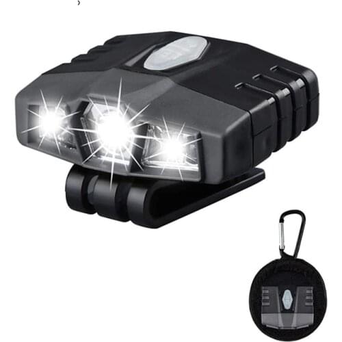 150 Lumens LED Lamp Cap - Rechargeable Lightweight with Portable Pouch Best Headlight for Camping Hiking NH18T010-D Naturehik