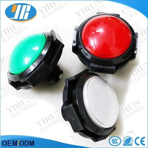 5pcs 60mm Push Button Arcade Button Led Micro Switch Momentary Illuminated 12v Power Button Switch