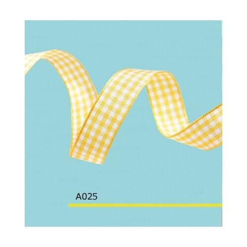 7/8" Inch 22mm Scottish Gingham Ribbon For Hair Bow