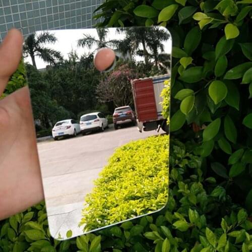 Anti Fog Shower Mirror Shower Shave Mirror Acrylic Fogless Fog Bathroom Washroom Travel Man Shaving Mirror Accessories Household