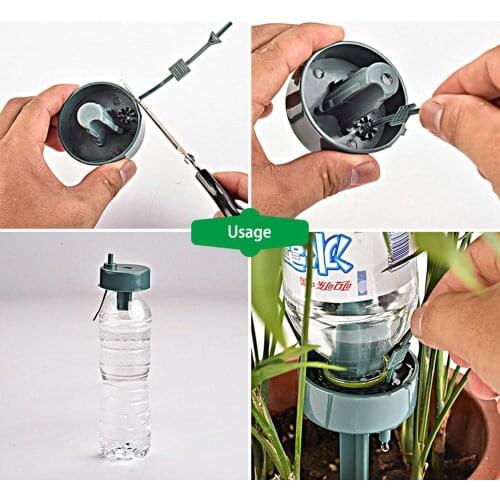 Automatic Self-Watering Seepage Moving Plant Waterer Bottles Lazy Flower Water Drip Irrigation Device Controller