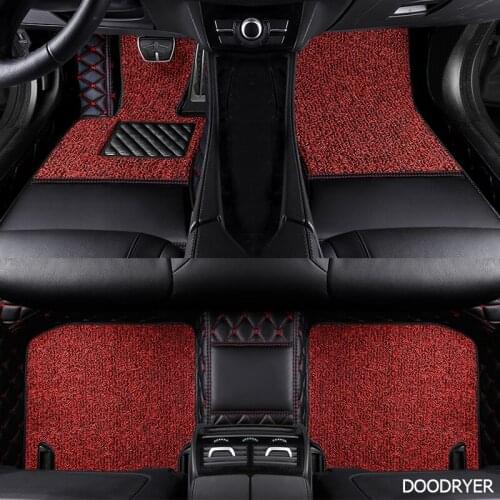 DOODRYER Custom Car Floor Mats for Porsche Cayenne panamera Boxster Macan Cayman 718 911 car accessories styling foot mats